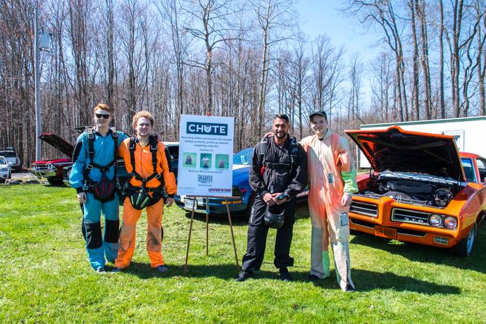 Leap of Faith: College students help vets by turning parachutes into outdoor gear