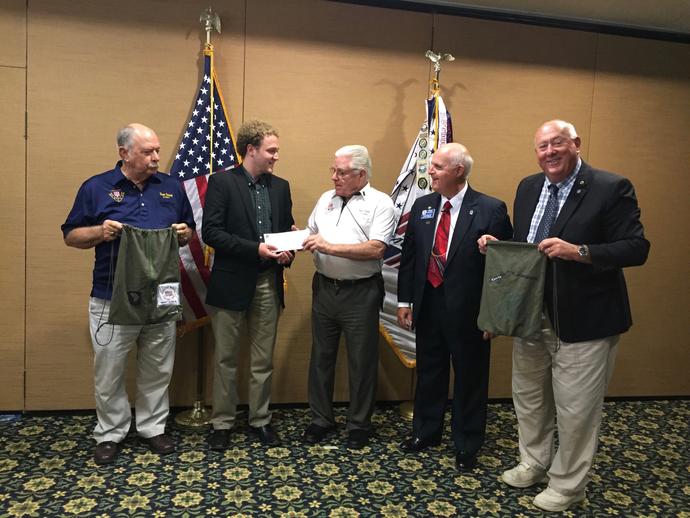 CHUTE donates $250 to Veterans Foundation